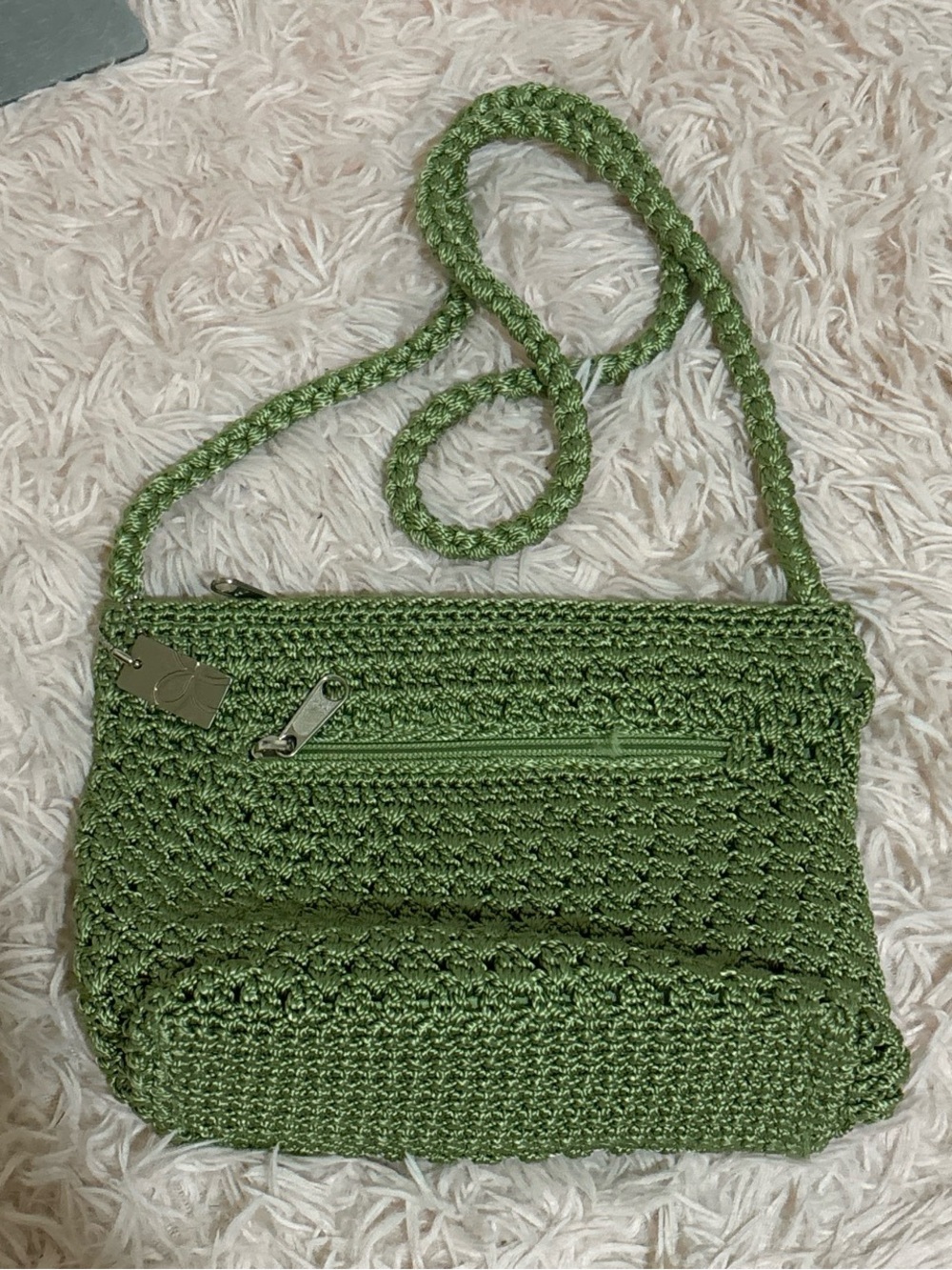 Lina green crossbody mini bag